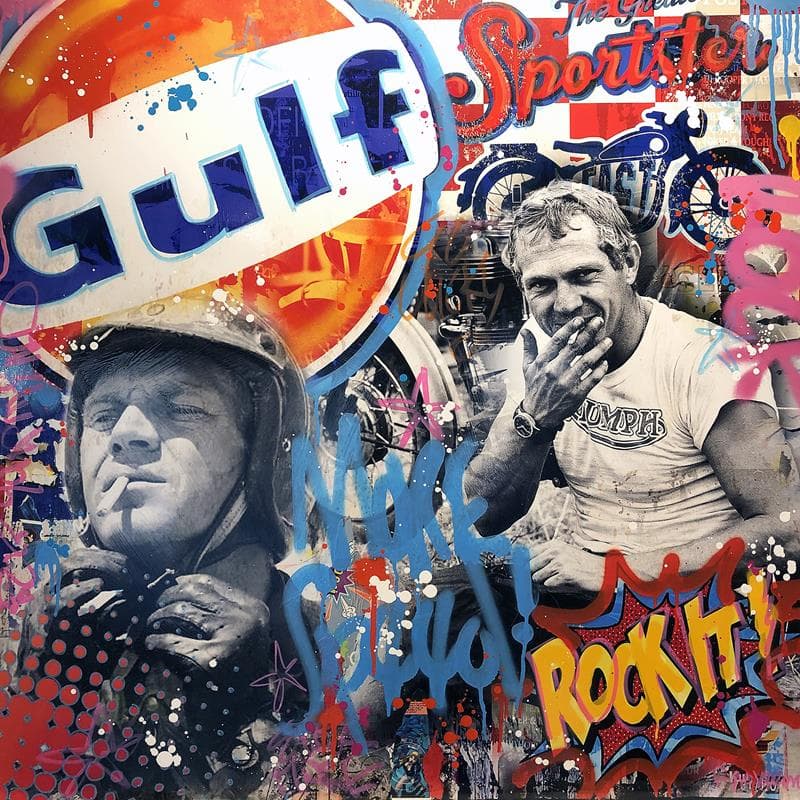 Gemälde More Seep von Novarino Fabien | Gemälde Pop-Art Pop-Ikonen