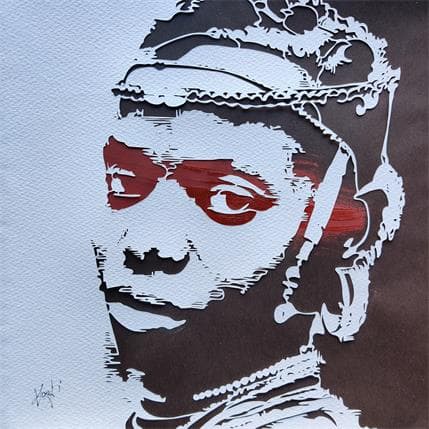 Peinture Riot par Louafi Valentine | Tableau Figuratif Portraits