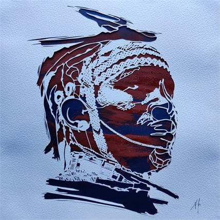 Peinture Stand up par Louafi Valentine | Tableau Figuratif Portraits