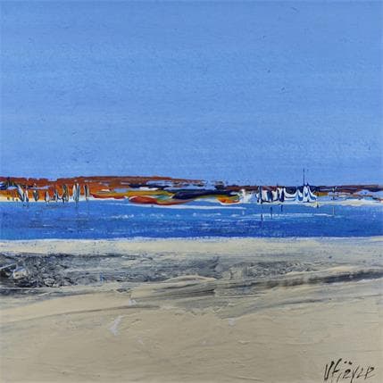 Peinture Vue sur la baie par Fièvre Véronique | Tableau Figuratif Acrylique Marine