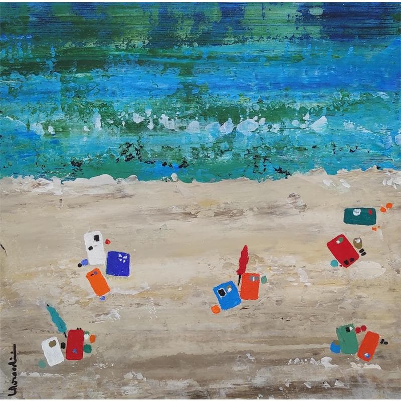 Pintura V316 por Moracchini Laurence | Pintura Abstracto Acrílico