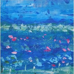 Painting V415 by Moracchini Laurence | Painting Abstract Acrylic