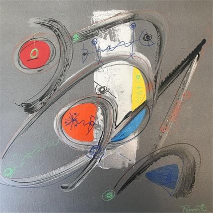 Painting Maca by Perrotte | Painting Abstract Acrylic Minimalist