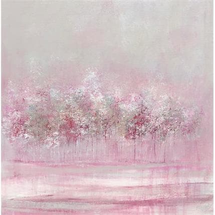 Peinture Danse végétale par Escolier Odile | Tableau Art Singulier Acrylique Paysages