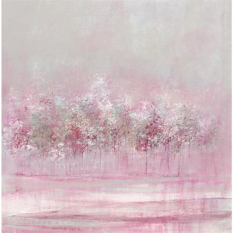 Painting Danse végétale by Escolier Odile | Painting Raw art