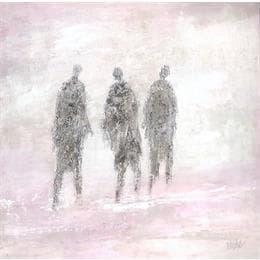 Painting Cœur en chemin by Escolier Odile | Painting Raw art