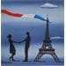 Painting Voyage a Paris by Trevisan Carlo | Painting Surrealism Oil