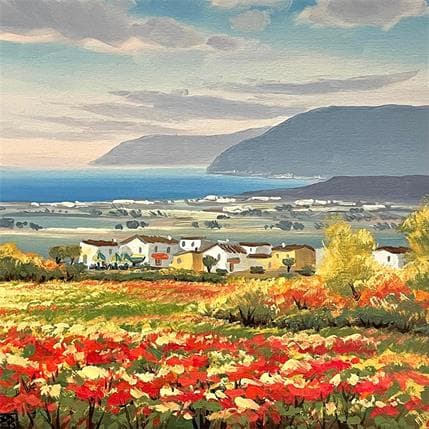 Peinture Looking poppies III par Requena Elena | Tableau  Huile