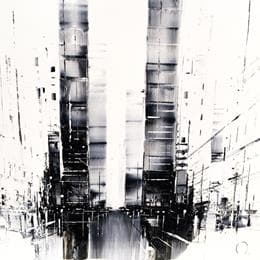 Peinture Instinct par Rey Julien | Tableau Figuratif Acrylique Urbain