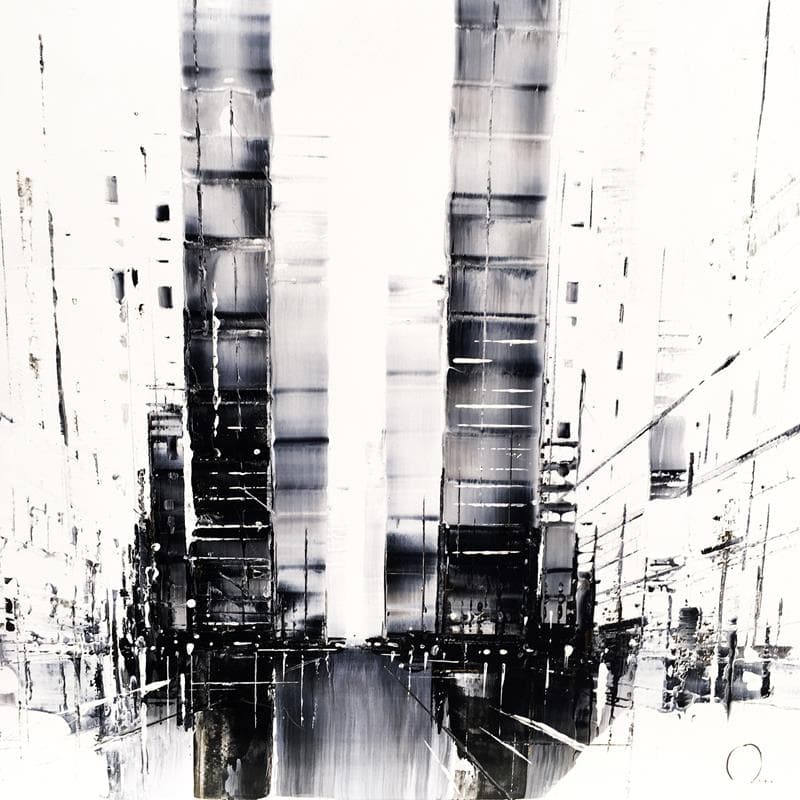 Peinture Instinct par Rey Julien | Tableau Figuratif Urbain Acrylique