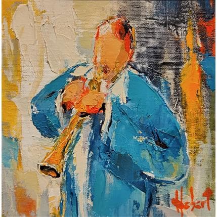 Painting A vent by Hébert Franck | Painting Figurative Oil Marine