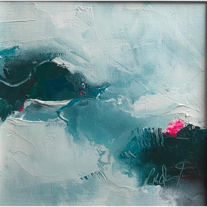 Peinture La belle rose par Dumontier Nathalie | Tableau Huile