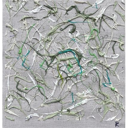 Painting Mademoiselle café by Cantin Rose | Painting Abstract Acrylic Minimalist, Pop icons