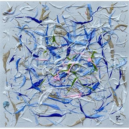 Painting Les marées by Cantin Rose | Painting Abstract Acrylic Minimalist, Pop icons