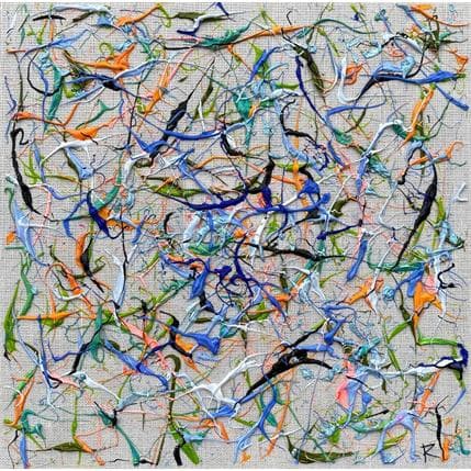 Gemälde Etude géométrique von Cantin Rose | Gemälde Abstrakt Acryl Minimalistisch