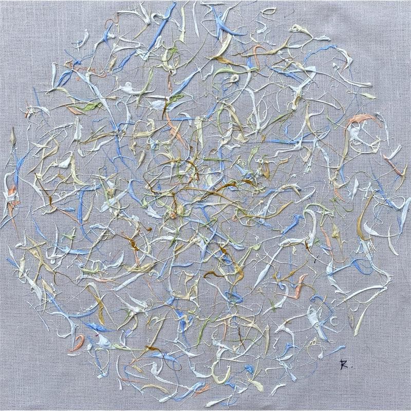 Painting Commune présence by Cantin Rose | Painting Abstract Minimalist Acrylic