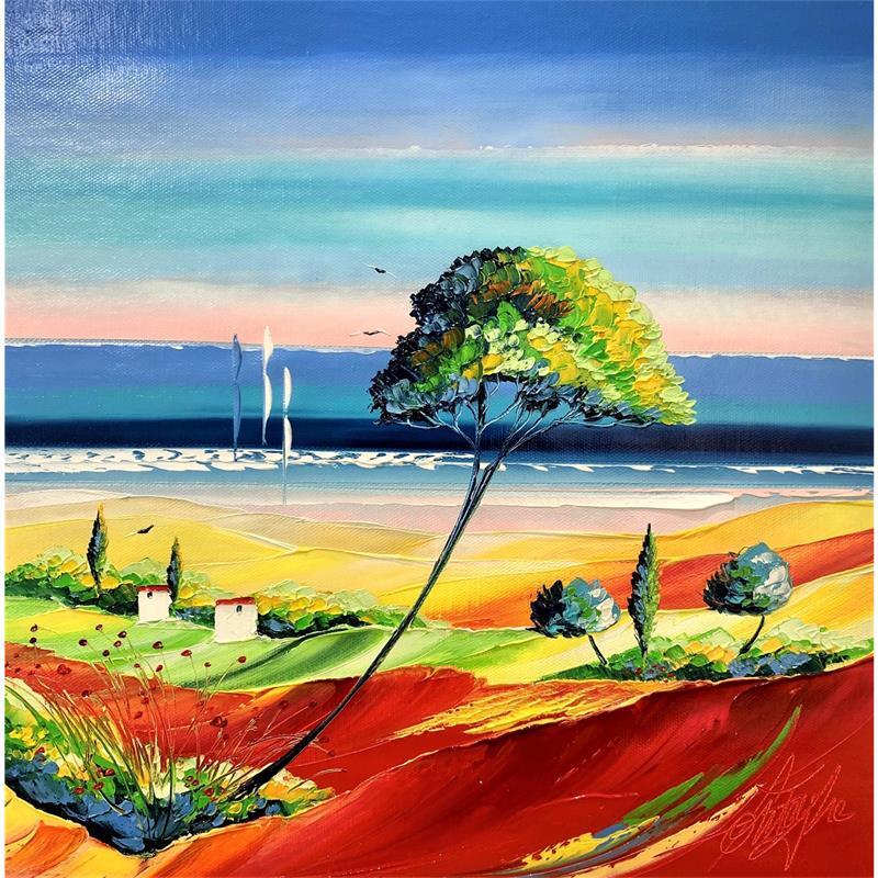 Peinture La lumière de Provence par Fonteyne David | Tableau Acrylique