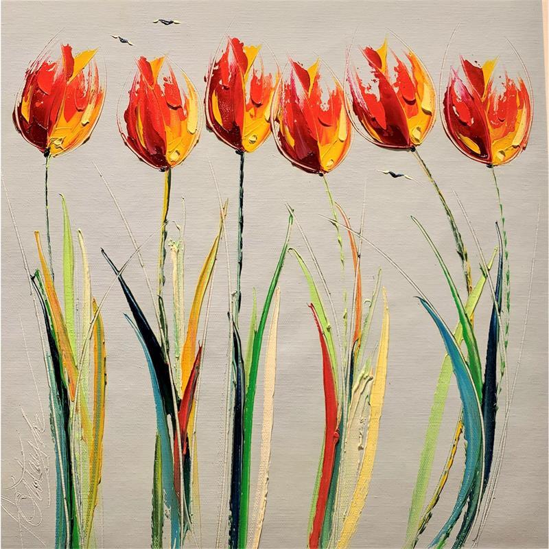 Gemälde Mes fleurs pour toi von Fonteyne David | Gemälde Acryl