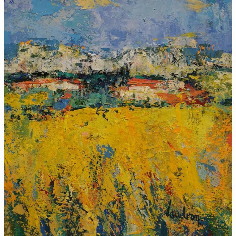 Peinture Les grandes roches par Vaudron | Tableau Figuratif Paysages Gouache