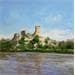Painting Chateau de l'Heus by Giroud Pascal | Painting Oil