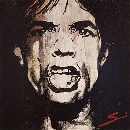Pintura Jagger por Mestres Sergi | Pintura Pop art Graffiti Iconos pop