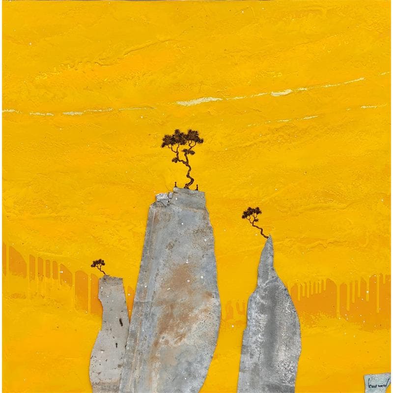 Painting La présence by Lemonnier  | Painting Figurative Landscapes