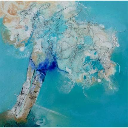 Pintura L'Arbre du poète 2 por Han | Pintura Abstracto Minimalista, Paisajes