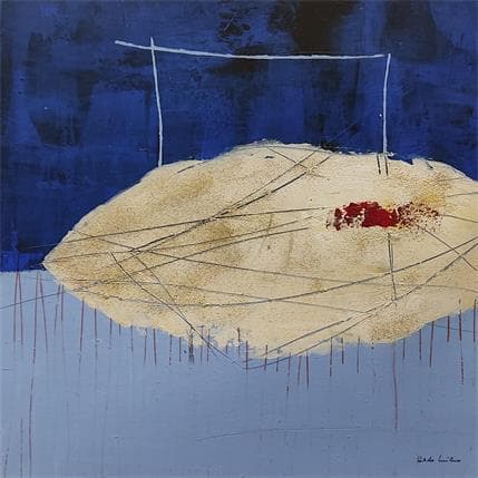 Peinture HO83 par Wilms Hilde | Tableau Abstrait Minimaliste