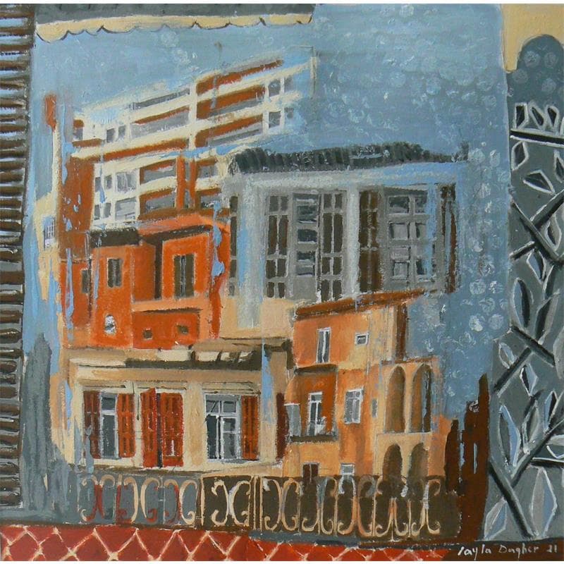 Painting Rmeil by Dagher Leyla | Painting