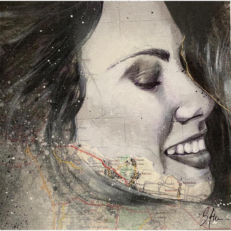 Painting Road Trip by S4m | Painting Figurative Portrait Acrylic