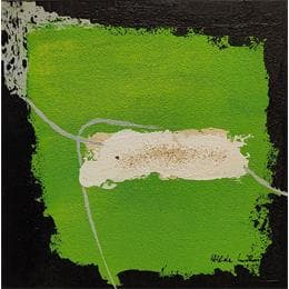 Peinture HP67 par Wilms Hilde | Tableau Abstrait minimaliste