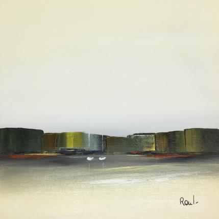 Peinture Ambiance marine 23 par Roussel Marie-Ange et Fanny | Tableau Abstrait Huile Marine