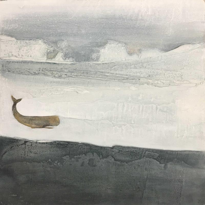 Peinture Sunday Morning par Roma Gaia | Tableau Figuratif Minimaliste Sable