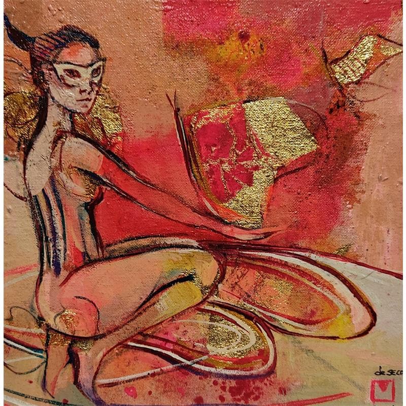 Painting She by Machi | Painting Figurative Life style Oil Acrylic