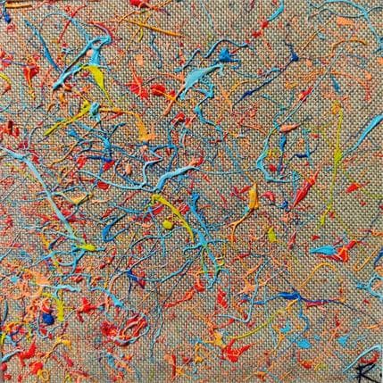 Painting Les mémoires by Cantin Rose | Painting Abstract Acrylic Minimalist