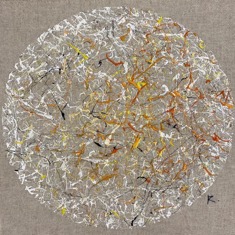 Painting La Dune by Cantin Rose | Painting Abstract Minimalist Acrylic