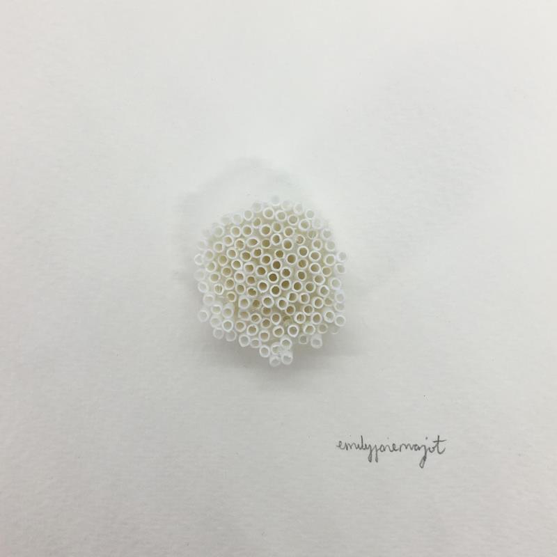 Peinture EJM 001 par Marjot Emily Jane  | Tableau Art Singulier Matiérisme Minimaliste