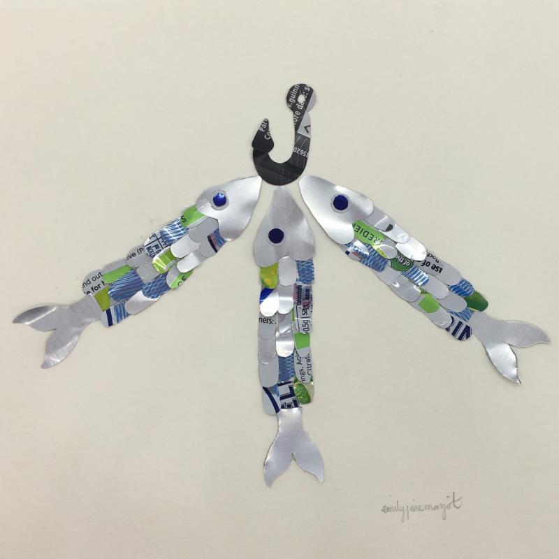 Pintura EJM 009 por Marjot Emily Jane  | Pintura Arte bruto Tema Animales