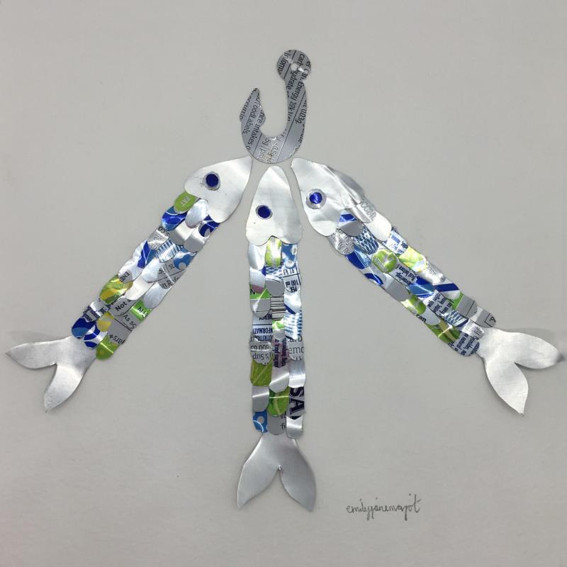 Pintura EJM 010 por Marjot Emily Jane  | Pintura Arte bruto Tema Animales