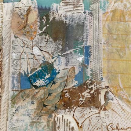 Painting Passion d'écuyière by Sablyne | Painting Raw art Acrylic Portrait