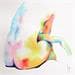 Painting NF126 by Loussouarn Michèle | Painting Figurative Nude Watercolor