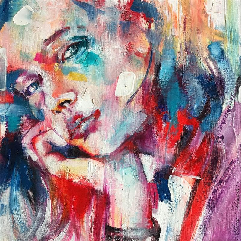 Peinture Amity par Abbondanzia Monica | Tableau Figuratif Portraits Acrylique