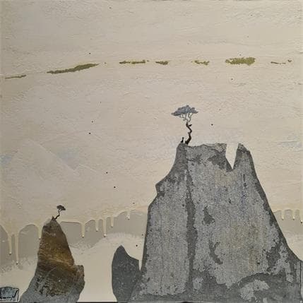 Peinture Synergie par Lemonnier  | Tableau Figuratif Acrylique Minimaliste, Paysages