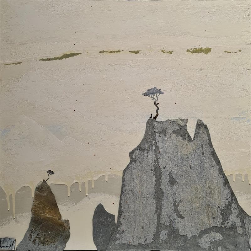 Pintura Synergie por Lemonnier  | Pintura Figurativo Paisajes Minimalista Acrílico