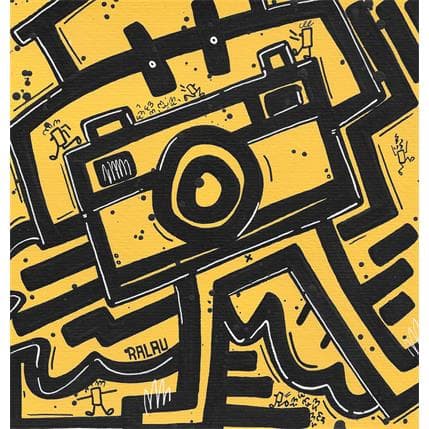 Peinture Choc moi par Ralau | Tableau Street Art Acrylique Icones Pop