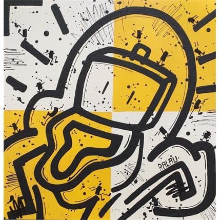 Painting El vater by Ralau | Painting Street art Acrylic Pop icons