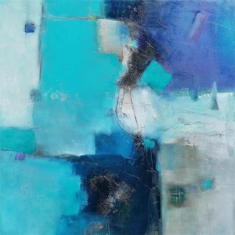 Painting Providence by Teoli Chevieux Carine | Painting Abstract Minimalist Oil Acrylic