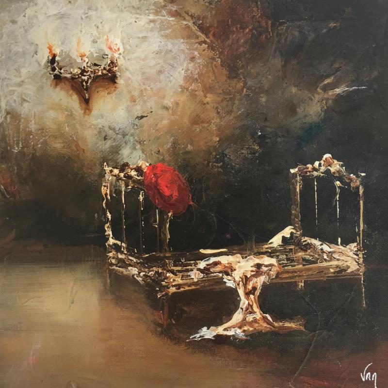 Peinture D'un autre temps par Vinnie | Tableau Figuratif Scènes de vie Huile