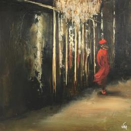 Painting Nouveau Départ by Vinnie | Painting Figurative Oil Life style, Pop icons