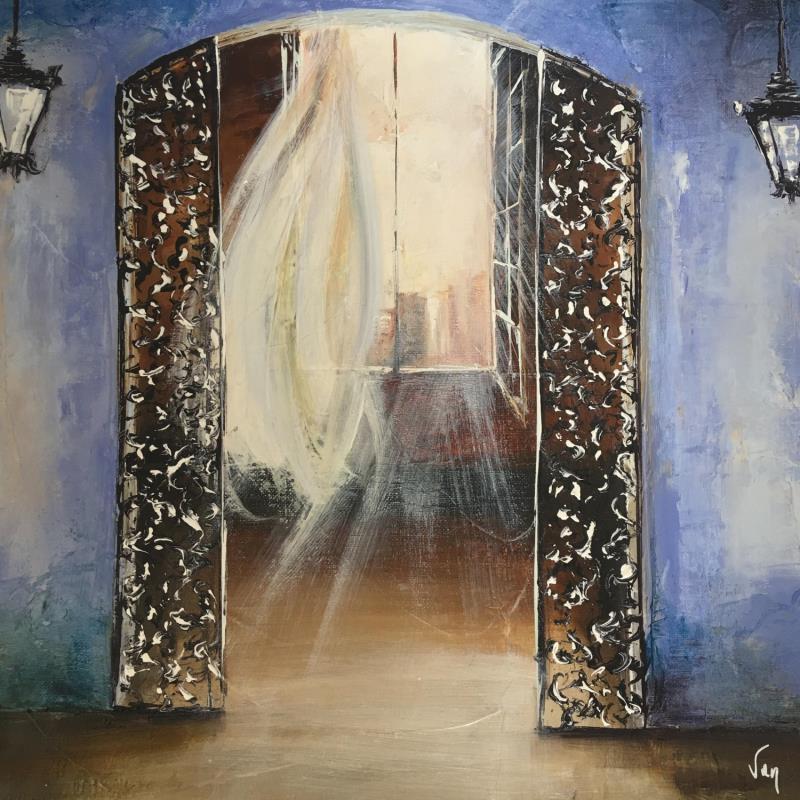 Peinture Welcome par Vinnie | Tableau Figuratif Scènes de vie Huile